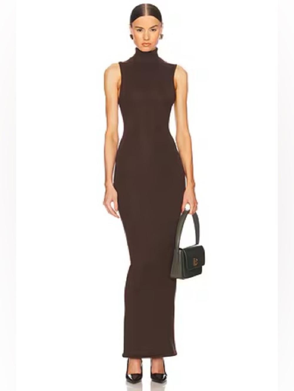 Helsa Aadi Knit Dress in Brown